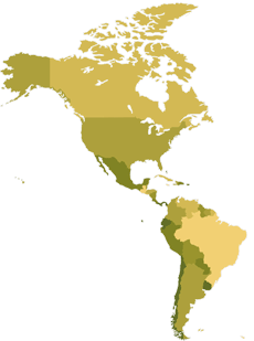 Americas Map